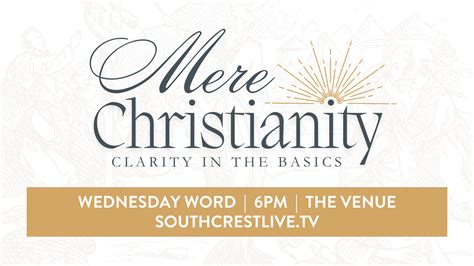 Mere Christianity Class – Southcrest Baptist Church
