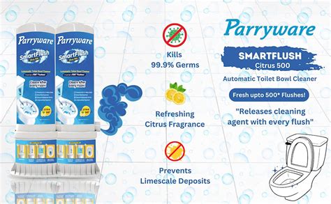 Parryware SmartFlush In-Cistern Automatic Toilet Bowl Cleaner - Citrus ...