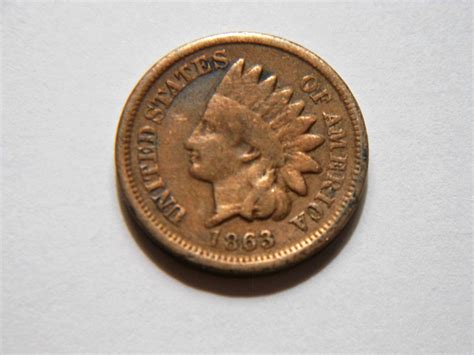 1863 CN Indian Head Cent - For Sale, Buy Now Online - Item #674136