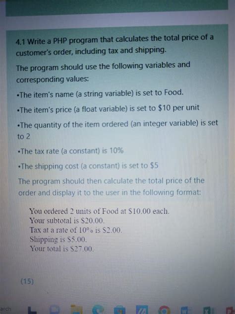 Image result for Find Total Numbers Program in PHP