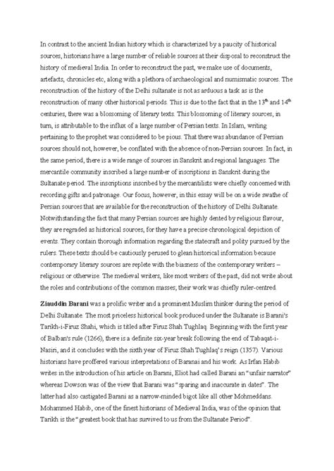 HOI 4 Assignment - In contrast to the ancient Indian history which is ...