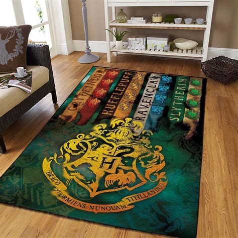Harry Potter Hogwarts House Area Rug Home Decor - REVER LAVIE