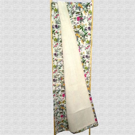 Buy Online Hand Quilted Kantha Work Printed Bed Cover at House Affairs