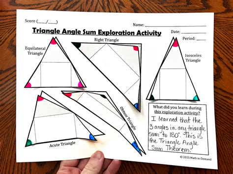 Angle Sum Triangle Theorem