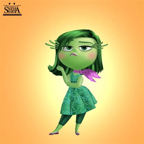How to draw disgust from inside out 2 step by step guide – Artofit