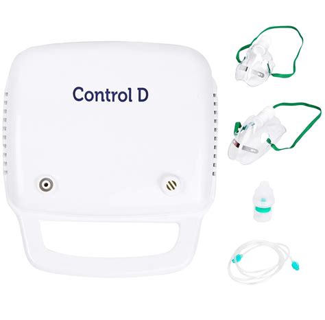 Control D White Compressor Complete Kit Nebulizer with Child and Adult ...