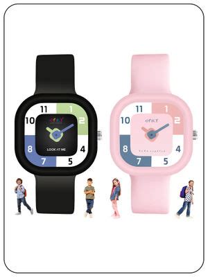 Buy Spiky Rectangle Analogue Wrist Watch for Kids Girls & Boys Simple ...