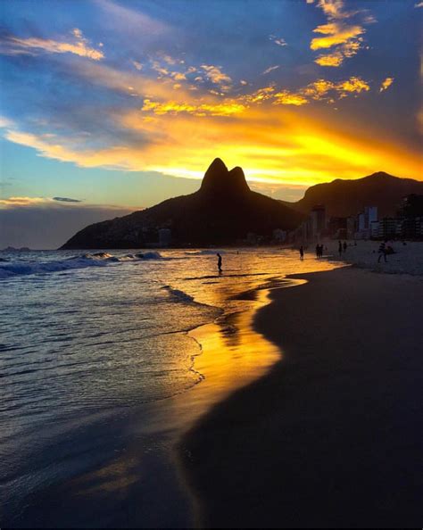 Pôr do sol Ipanema - Rio de Janeiro - Brasil | Fotos do rio, Rio de ...