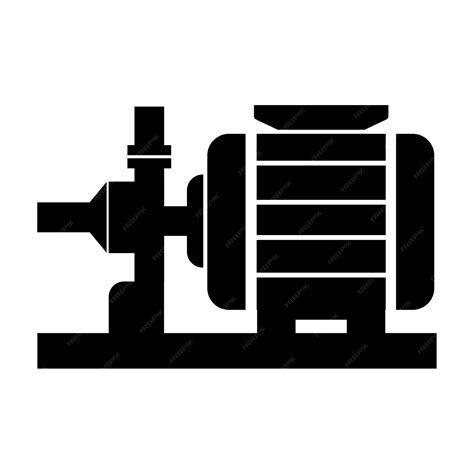 Premium Vector | Water pump machine icon logo vector design template