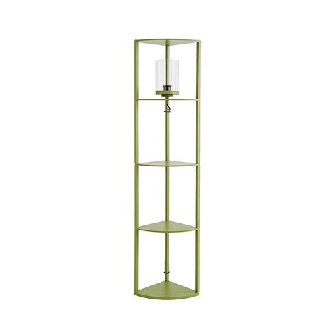 Keates Corner Shelved Floor Lamp | Dunelm