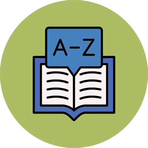 Dicionário - ícones de educação grátis