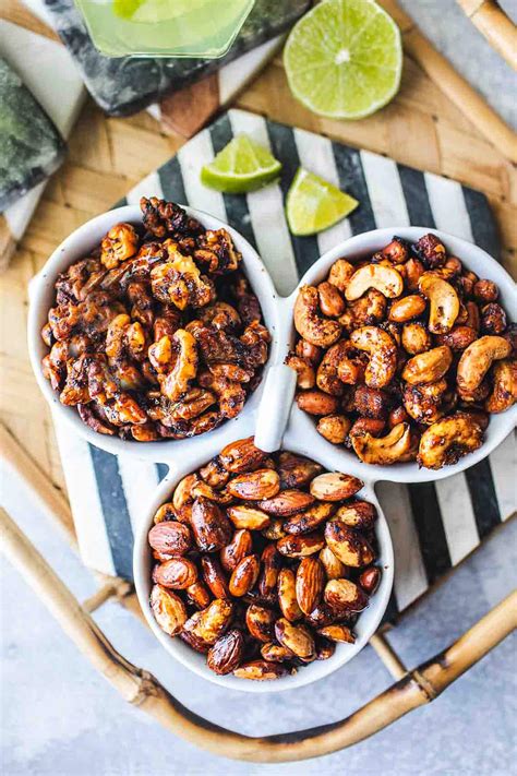 Thai Tom Yum Roasted Mixed Nuts (Cashew, Peanuts, Almonds & Pecans) - Simply Suwanee