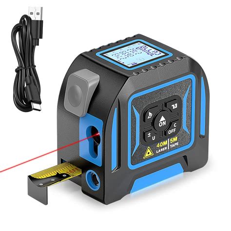 Mètre ruban laser 2 en 1, outil de mesure laser Lytool 40 m, ruban à ...