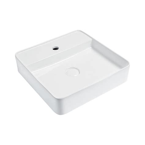 Hindware - Table Top Rectangle White Wash Basin - EDGE 45 S 91100 by ...