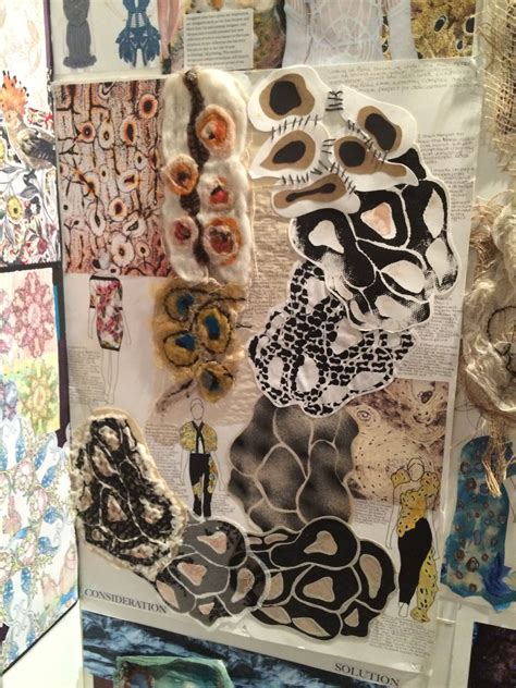 Textiles Sketchbook Examples 的图像结果