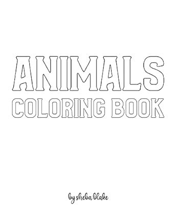 Animals with Scissor Skills Coloring Book for Children - Create Your ...