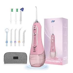 BESTOPE Rechargeable Dental Flosser Oral Irrigator with 300ml Water ...