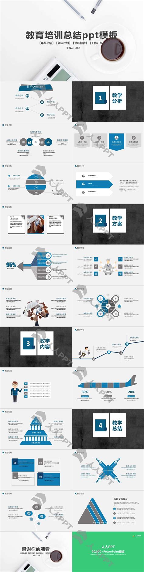 优质培训课件PPT模板-人人PPT