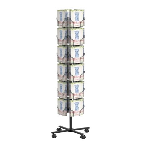 Buy KXBYMX Exhibition stand A5 rotating floor-folding brochure shelf ...