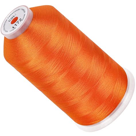 New brothread - Single Huge Spool 5000M Each Polyester Embroidery ...