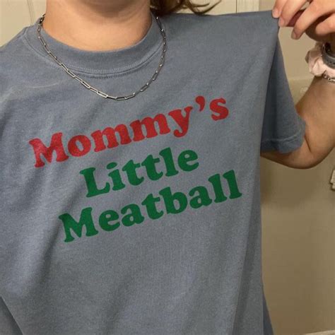 Mommy's Little Meatball SVG – Funny Baby Quote PNG – Italian Family ...
