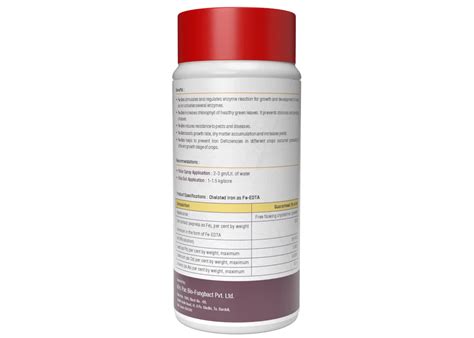 FeGro Iron 12% EDTA - Chelated Iron for Plants | Foliar Spray – Utkarsh ...