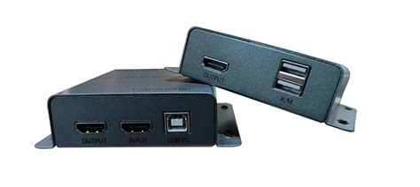 Amazon.in: Buy Hanutech 4K HDMI Extender Over Cat6 120M with USB KVM ...