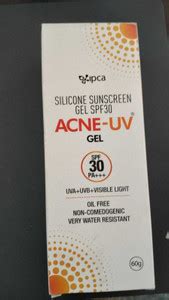 ACNE-UV Sunscreen - SPF 30 PA++++ Gel (IPCA) SPF 30 PA+++ BROAD ...