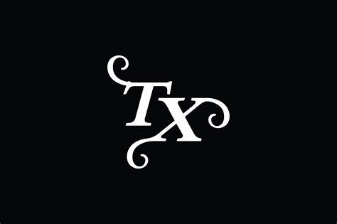 Monogram TX Logo V2 Graphic by Greenlines Studios · Creative Fabrica