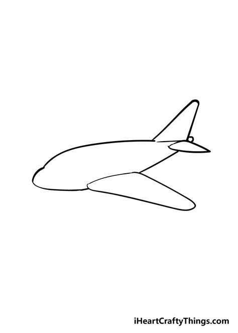 How To Draw Easy Aeroplane