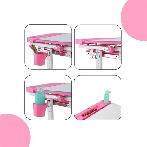 Pluto Height Adjustable Study Table & Chair for Students | Alex Daisy ...