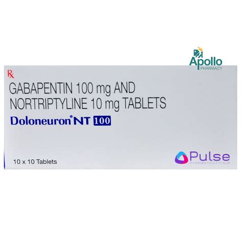 Doloneuron NT 100 Tablet | Uses, Side Effects, Price | Apollo Pharmacy