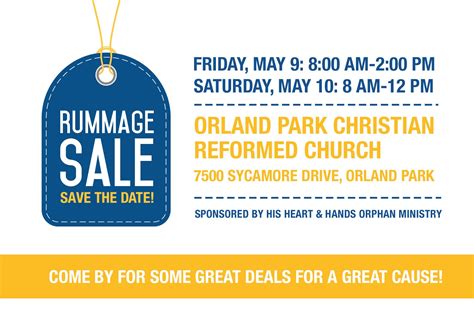May 9 | Church Rummage Sale | Orland Park, IL Patch