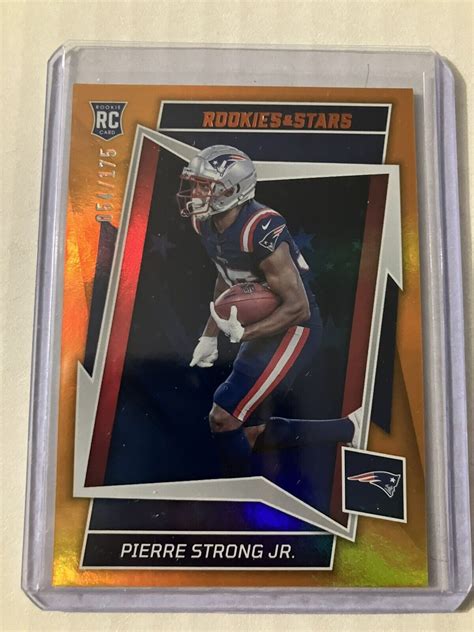 2022 Rookies and Stars Orange #123 Pierre Strong Jr. /175 | eBay
