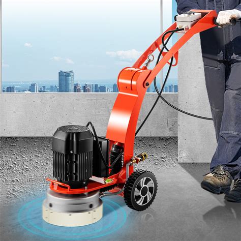 VEVOR Electric Concrete Floor Grinder 10" Walk-Behind Grinder 1.5HP ...