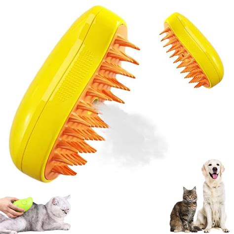 Amazon.com: ZVKA 3 In1 Cat Steamy Brush, Self Cleaning Steam Cat Brush ...