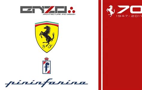 Wallpaper sign, emblem, Ferrari expo stand concept for mobile and ...