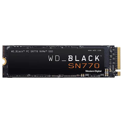 Original WD Black SN770 500GB M.2 2280 NVMe SSD WDS500G3X0E ...