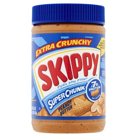 Skippy Extra Crunchy Super Chunk Peanut Butter, 16.3 oz - Fairway