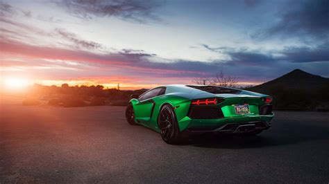 Awesome Green Lamborghini Wallpapers