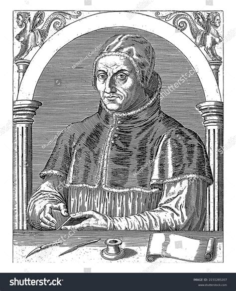 Portrait Pope Adrian Vi Robert Boissard Stock Illustration 2231285207 ...