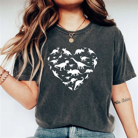 Heart of Dinosaurs, Dinosaurs Shirt, Dinosaurs T Shirt for Women ...