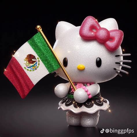 Hello Kitty w/ Mexican flag 🇲🇽💕 | Hello kitty images, Hello kitty ...