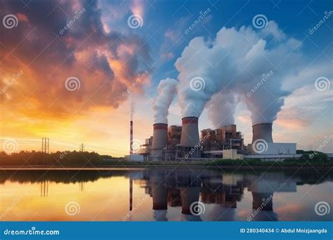 Harmony and Contrast, Thermal Power Plant, Lotus Plants, Colorful ...