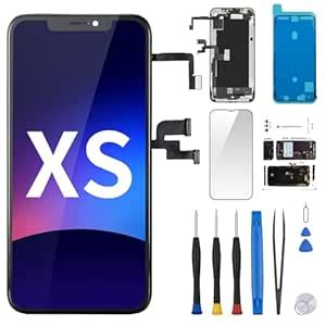 Risidamoy for iPhone Xs Screen Replacement 5.8" with Ear Speaker ...