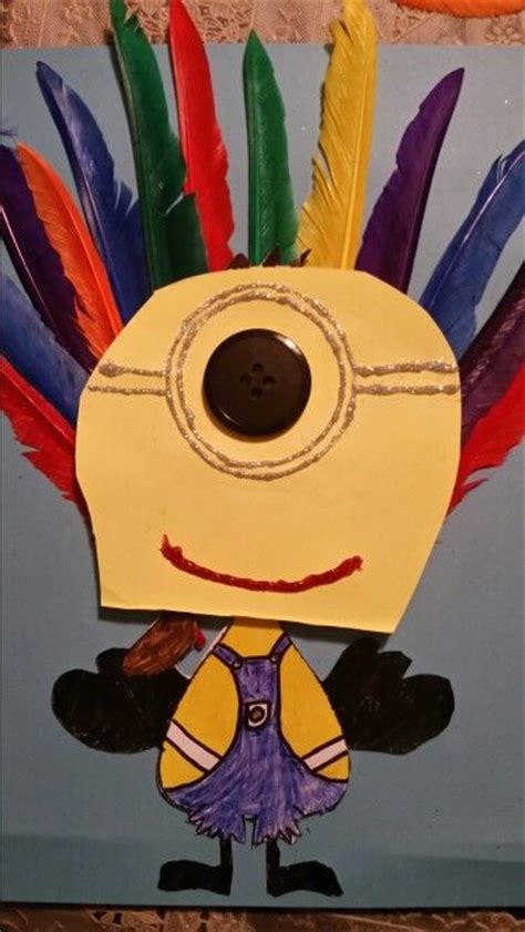 Minion turkey in disguise. | Turkey disguise, Pluto the dog, Minions