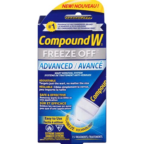 Compound W Freeze Off Advanced Wart Removal System - Safe, Effective ...