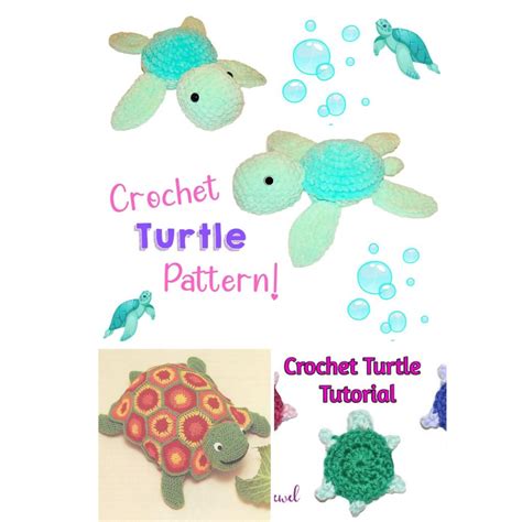 Image result for 3D Crochet Turtle Tutorial