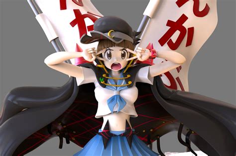 ArtStation - Mako from Kill la Kill