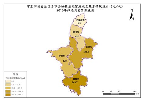 宁夏回族自治区2016年归还其他贷款支出-免费共享数据产品-地理国情监测云平台